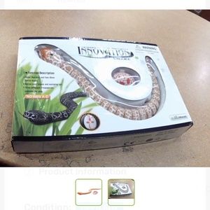NWT NIB Liberty Imports 16 inches Realistic Remote Control RC Snake Toy